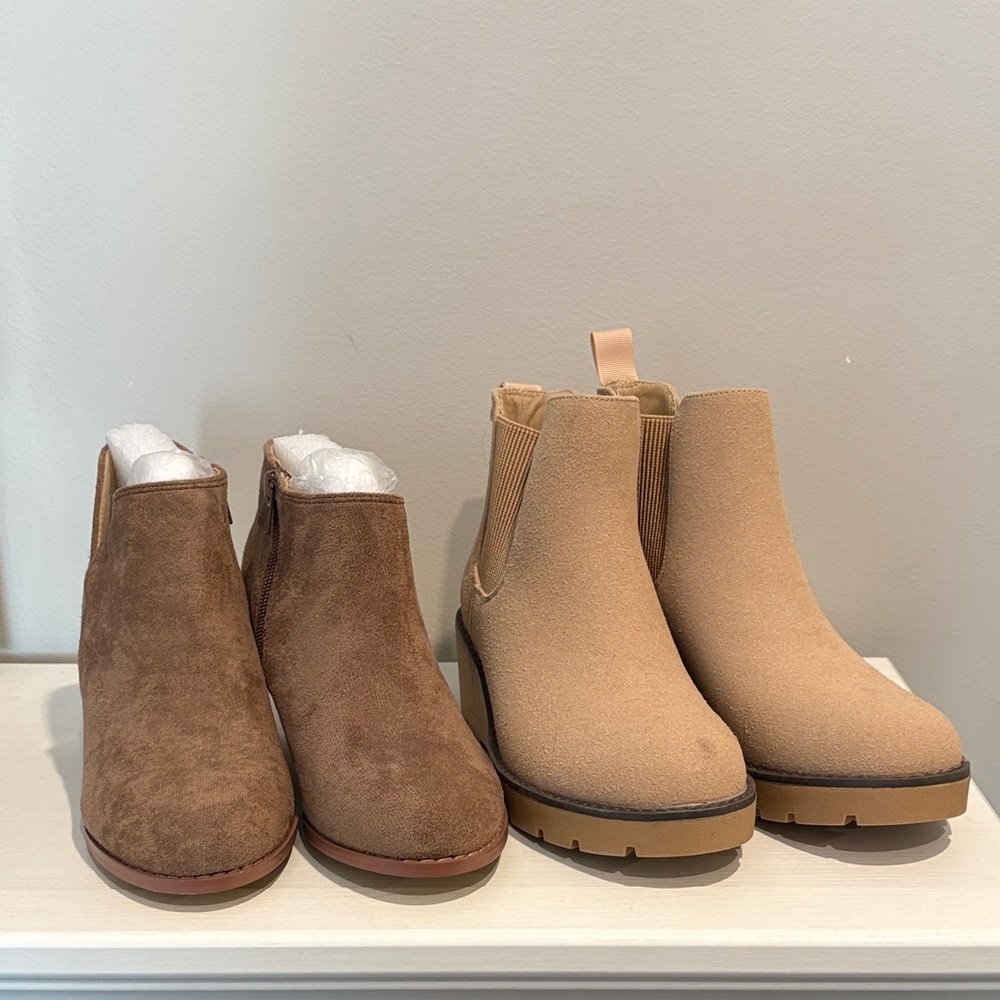 Stylish Tan and Brown Boots